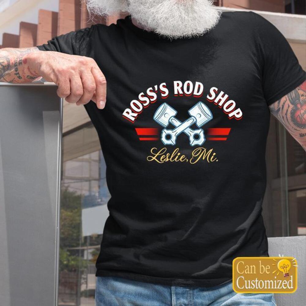 Personalized Piston And Wrench Door Art T Shirts